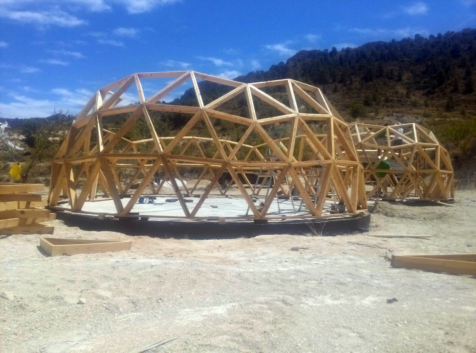 vivienda cúpula domo geodésico Ecoproyecta