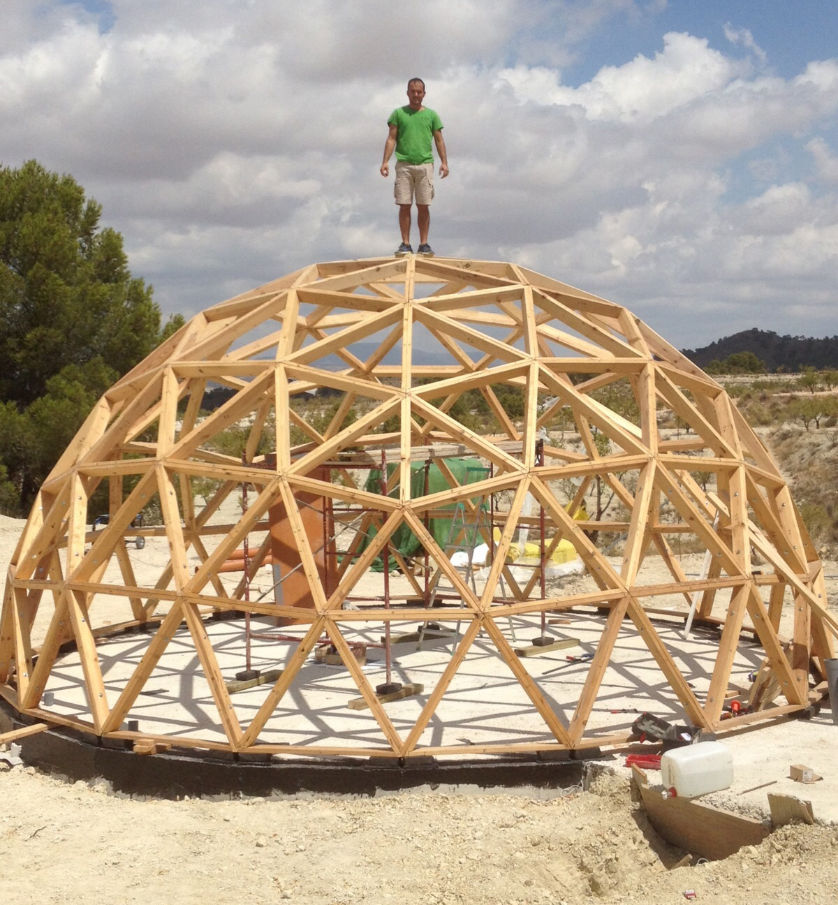 vivienda cúpula domo geodésico Ecoproyecta