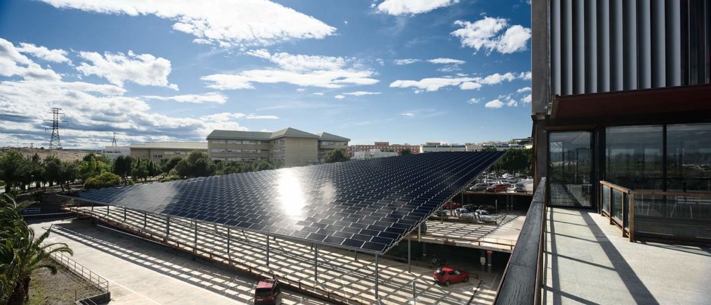 Aparcamientos fotovoltaicos para el Campus de Espinardo de la Universidad de Murcia