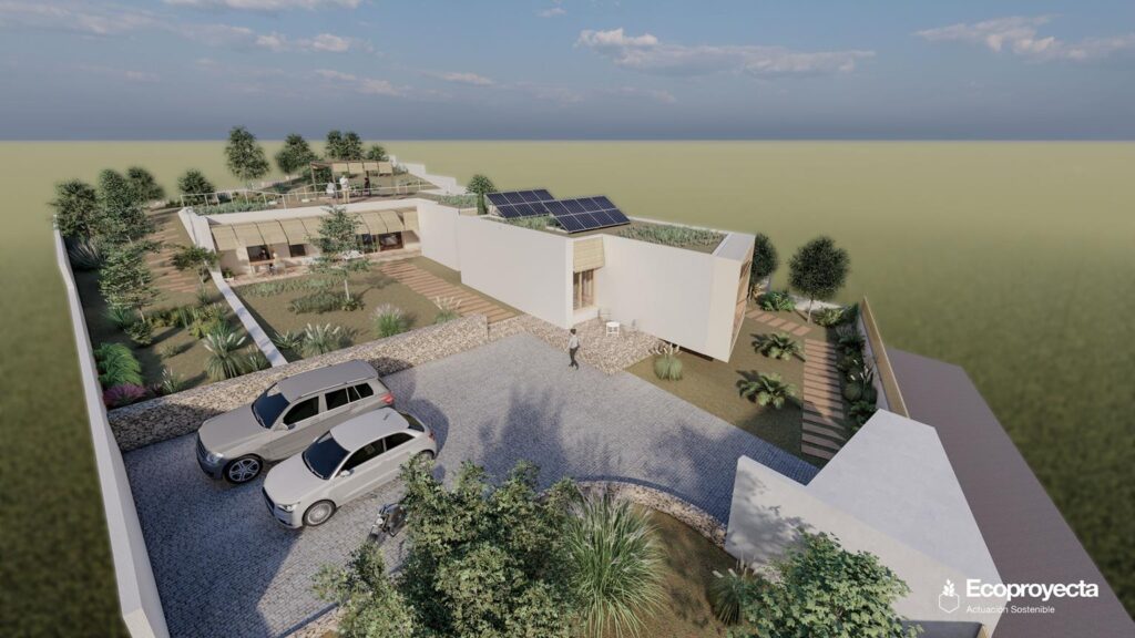 Casa ecológica semienterrada en Murcia