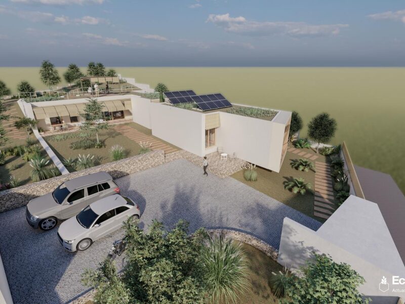 Casa ecológica semienterrada en Murcia